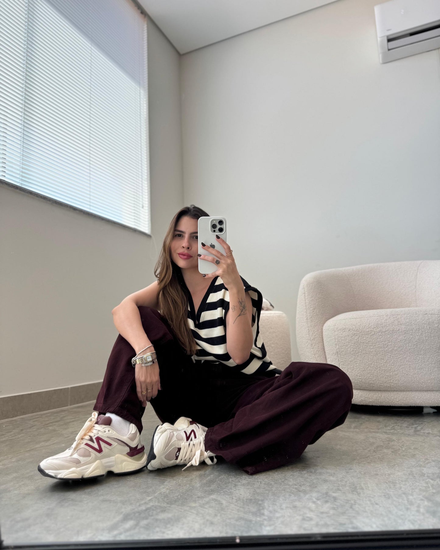 Tênis NB 9060 Off Bordo Feminino Casual