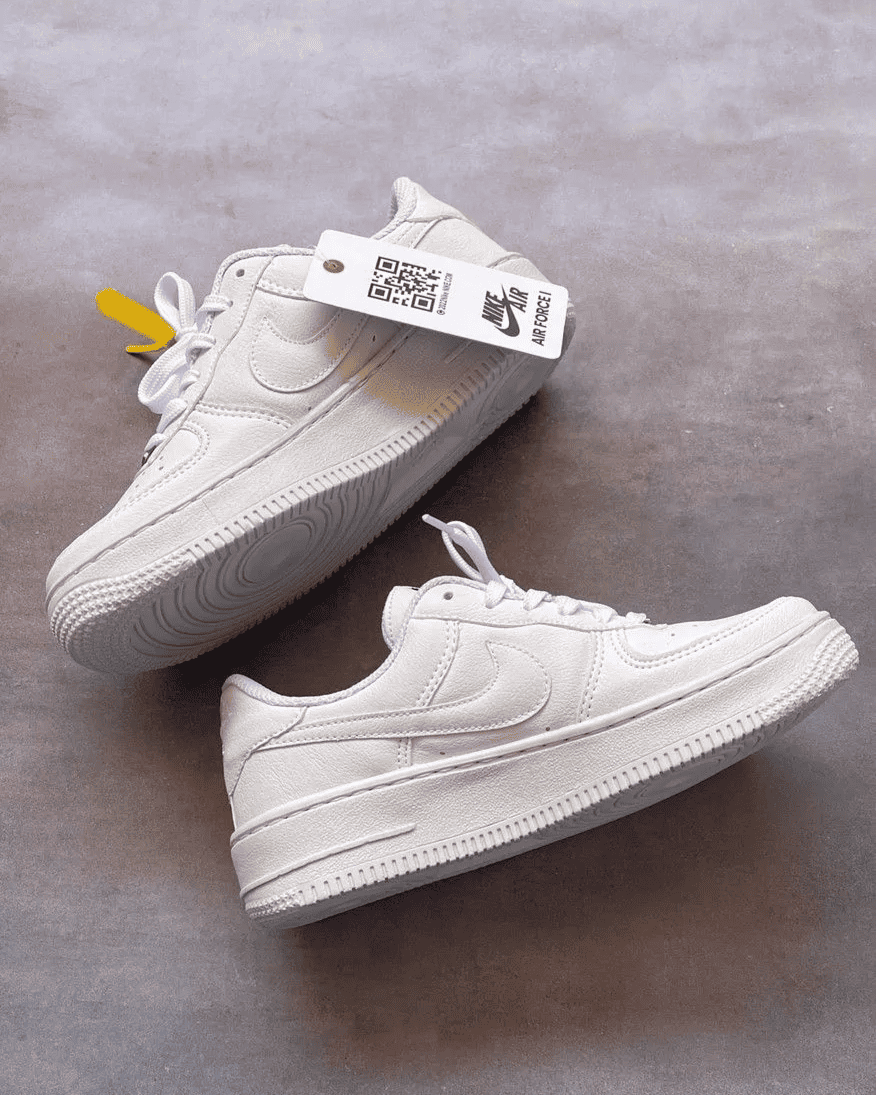Tênis Air Force 1 Branco Feminino Casual Confortável e Estiloso