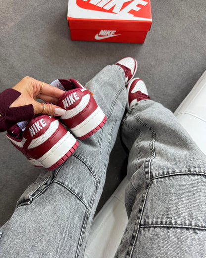 Tênis Dunk Vinho Feminino Casual