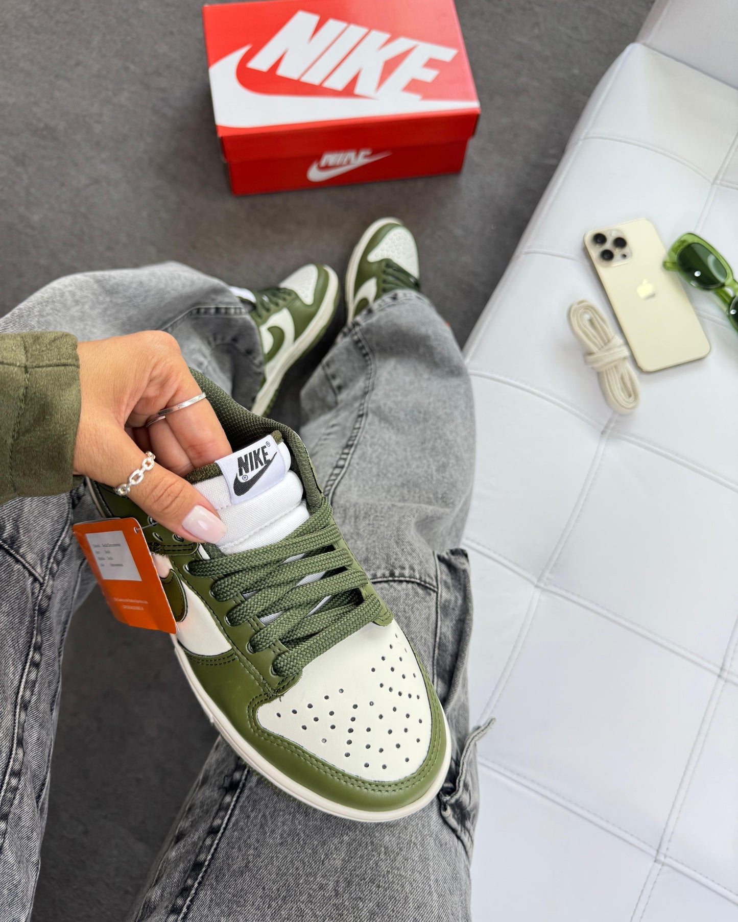 Tênis Dunk Verde Militar