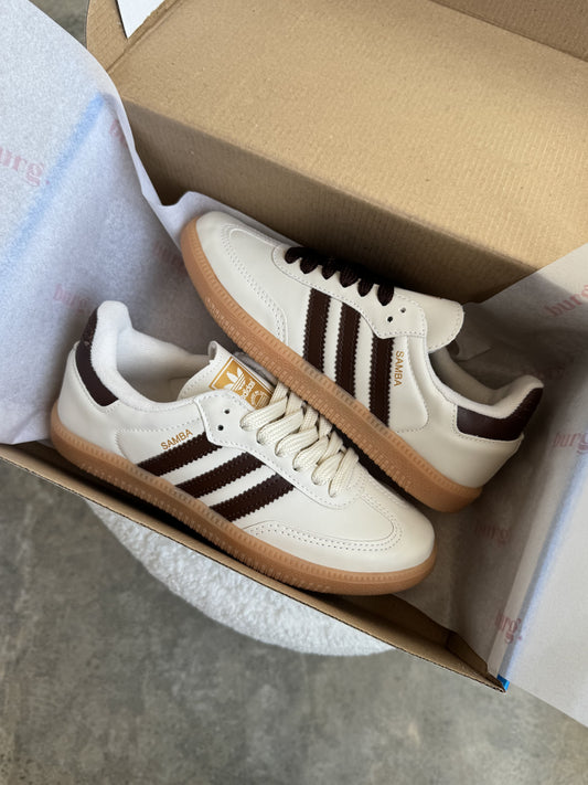 Tênis Samba Off Marrom Sintetico