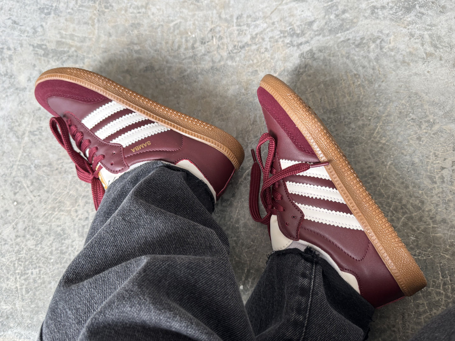 Tênis Samba Marsala Sintetico