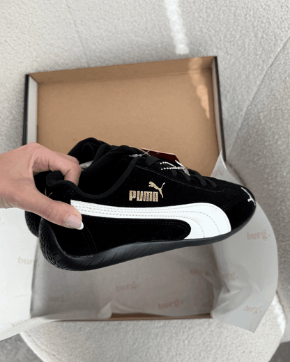 Tênis Speed Cat Preto Feminino em Suede