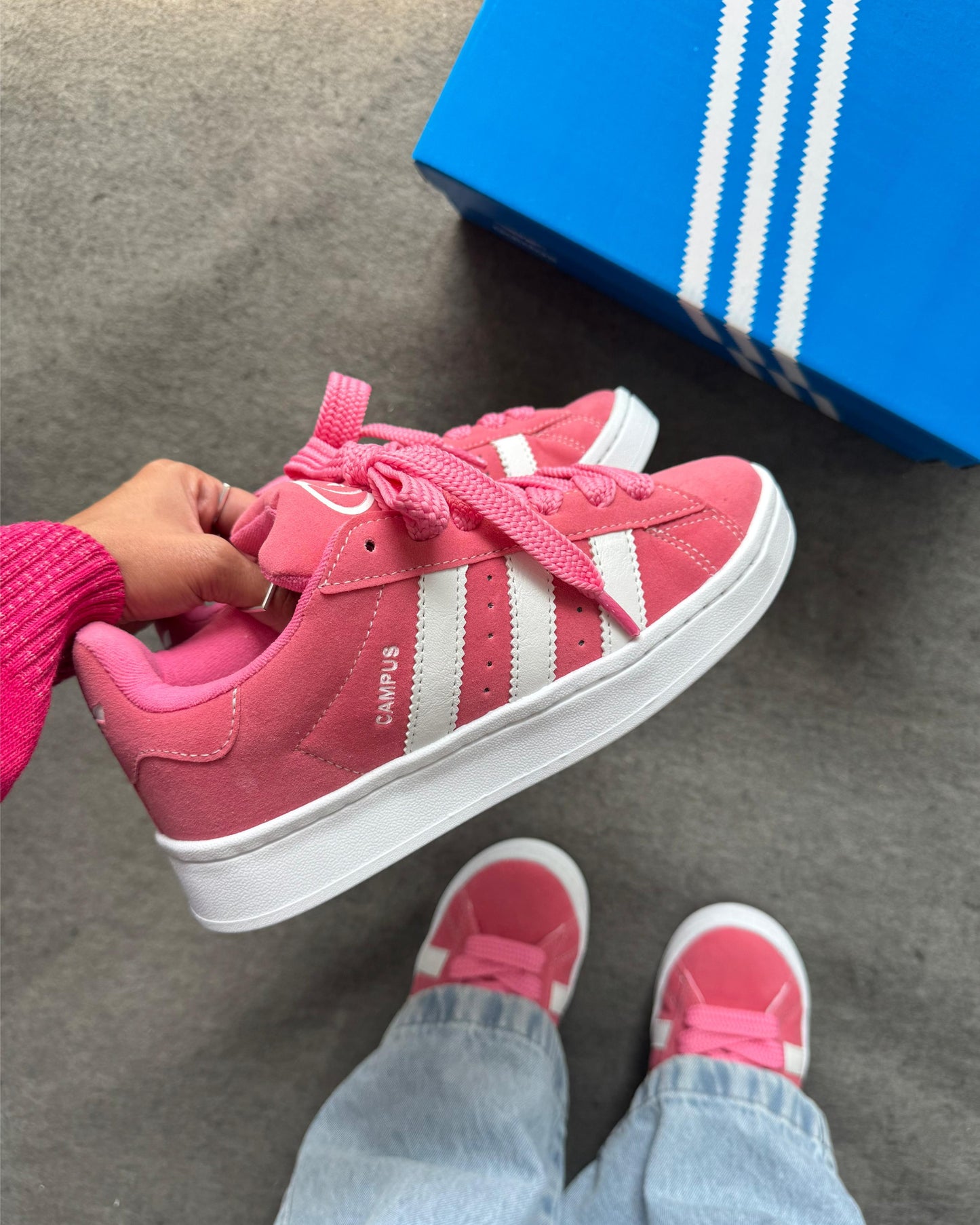 Tênis Campus Pink Feminino