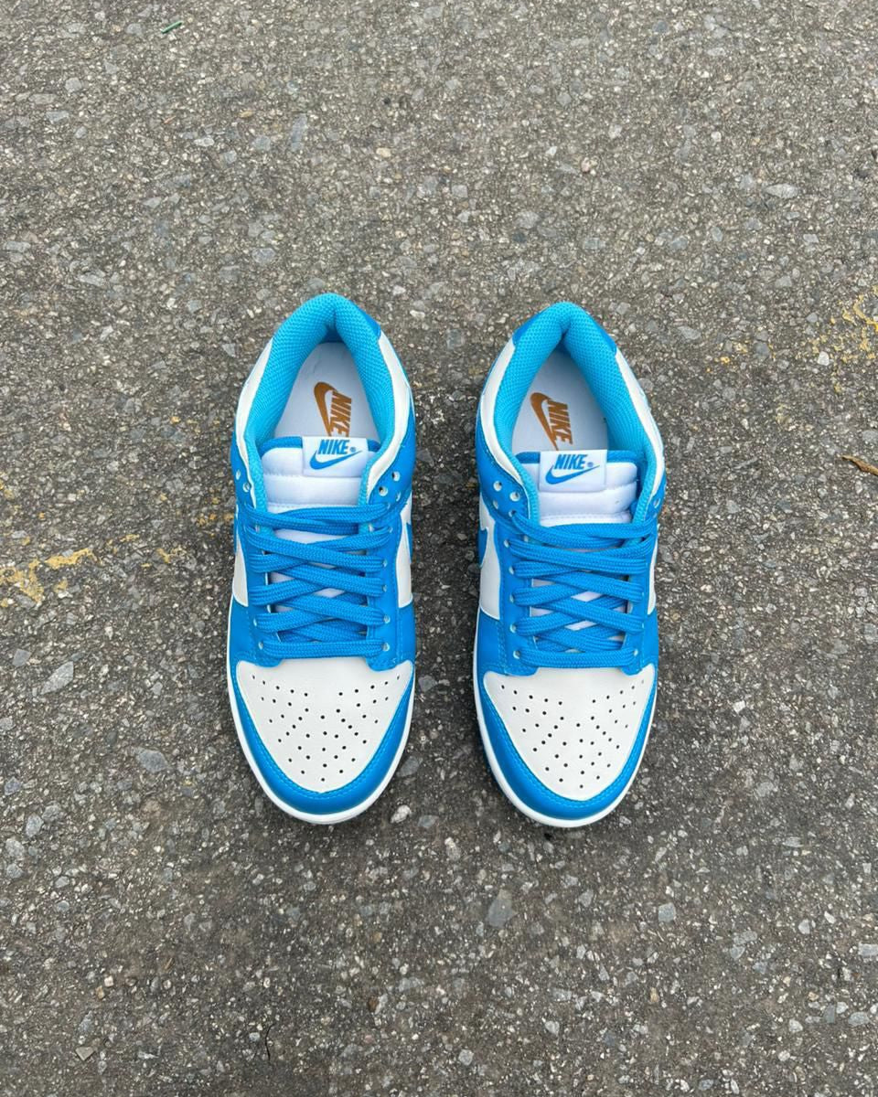 Tênis Dunk Low Azul e Branco