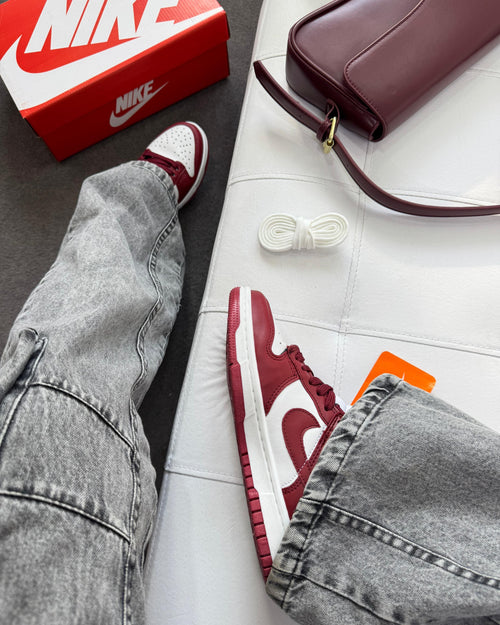 Tênis Dunk Vinho Feminino Casual