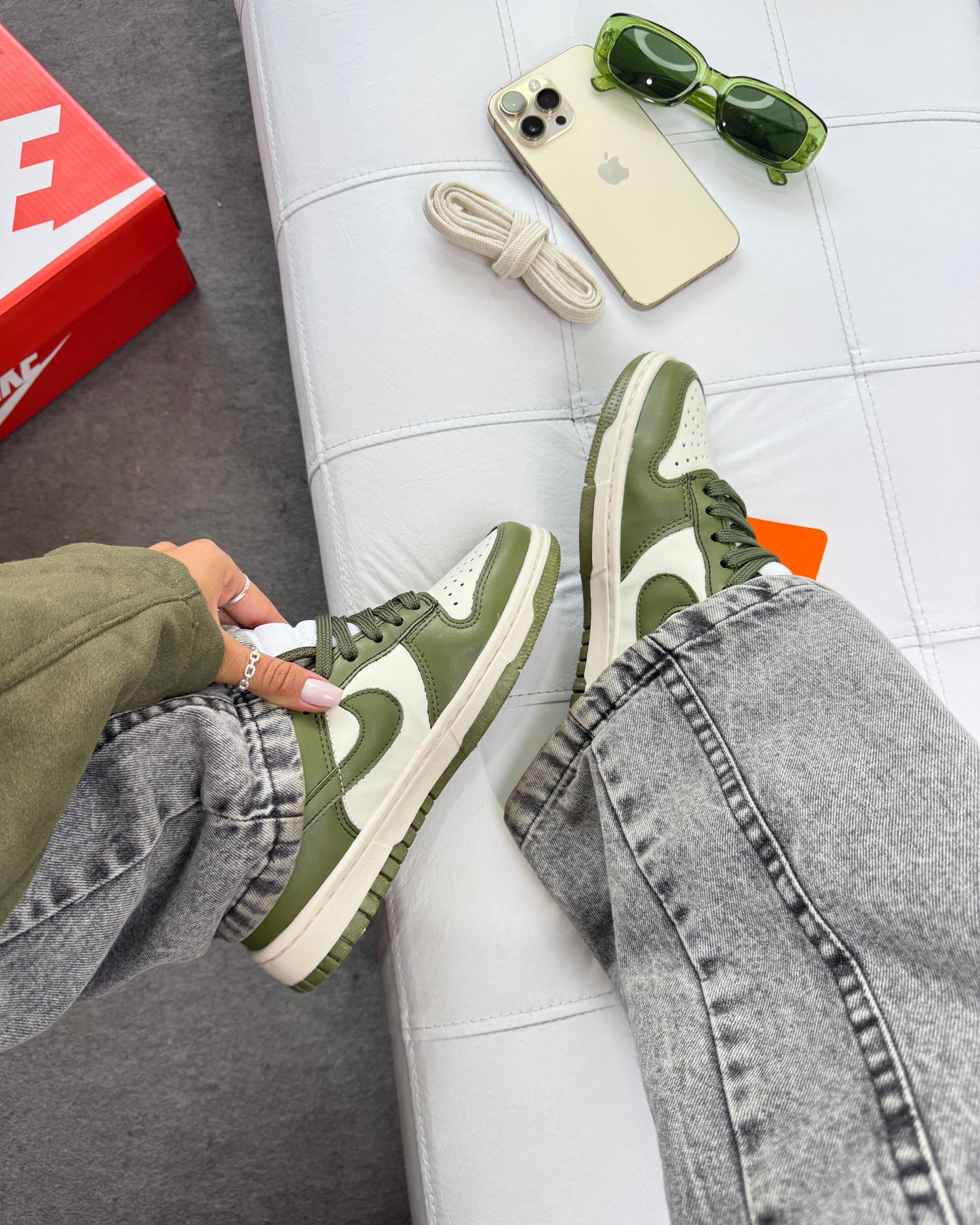 Tênis Dunk Verde Militar