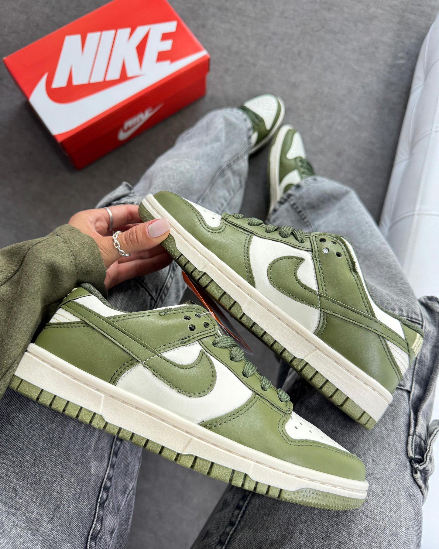 Tênis Dunk Verde Militar