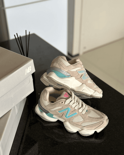 Tênis NB 9060 Bege Feminino em Camurça com Solado Anatômico